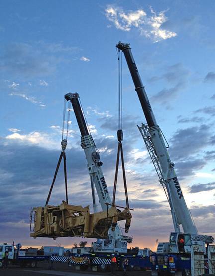loading and unloading crane rental services in chennai